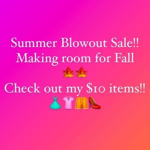 Check out my $10 sale on a lot of items!!